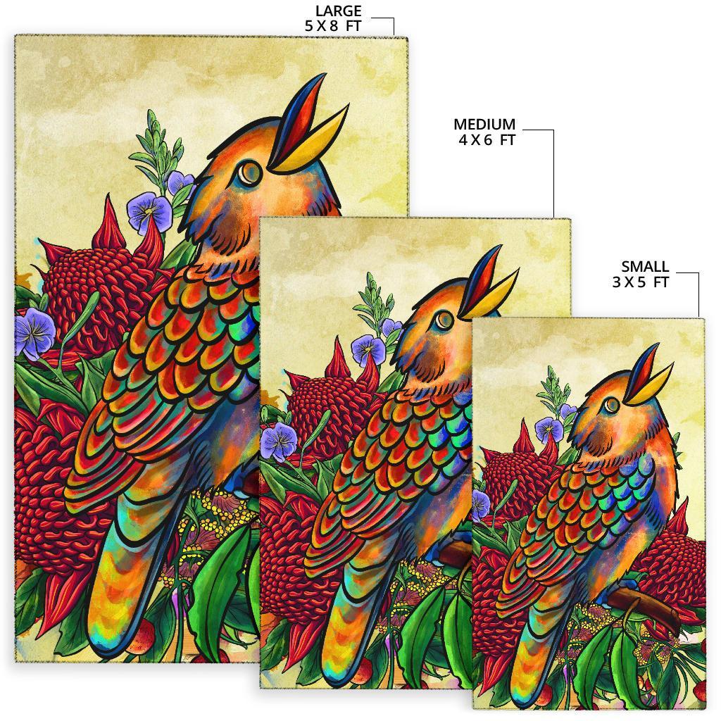 area-rug-australia-kookaburra-with-waratah