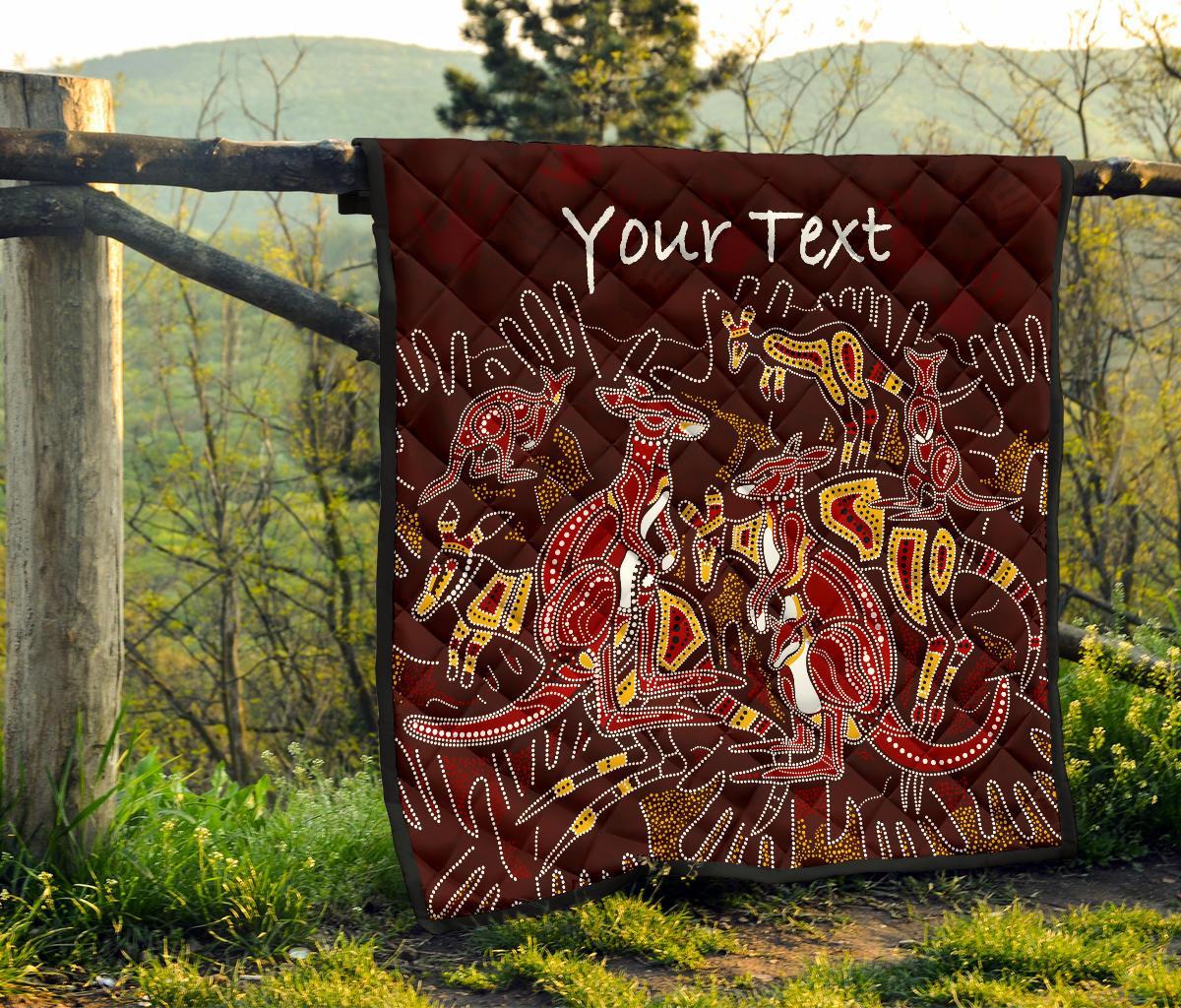 custom-aboriginal-premium-quilt-kangaroo-family-with-hand-art
