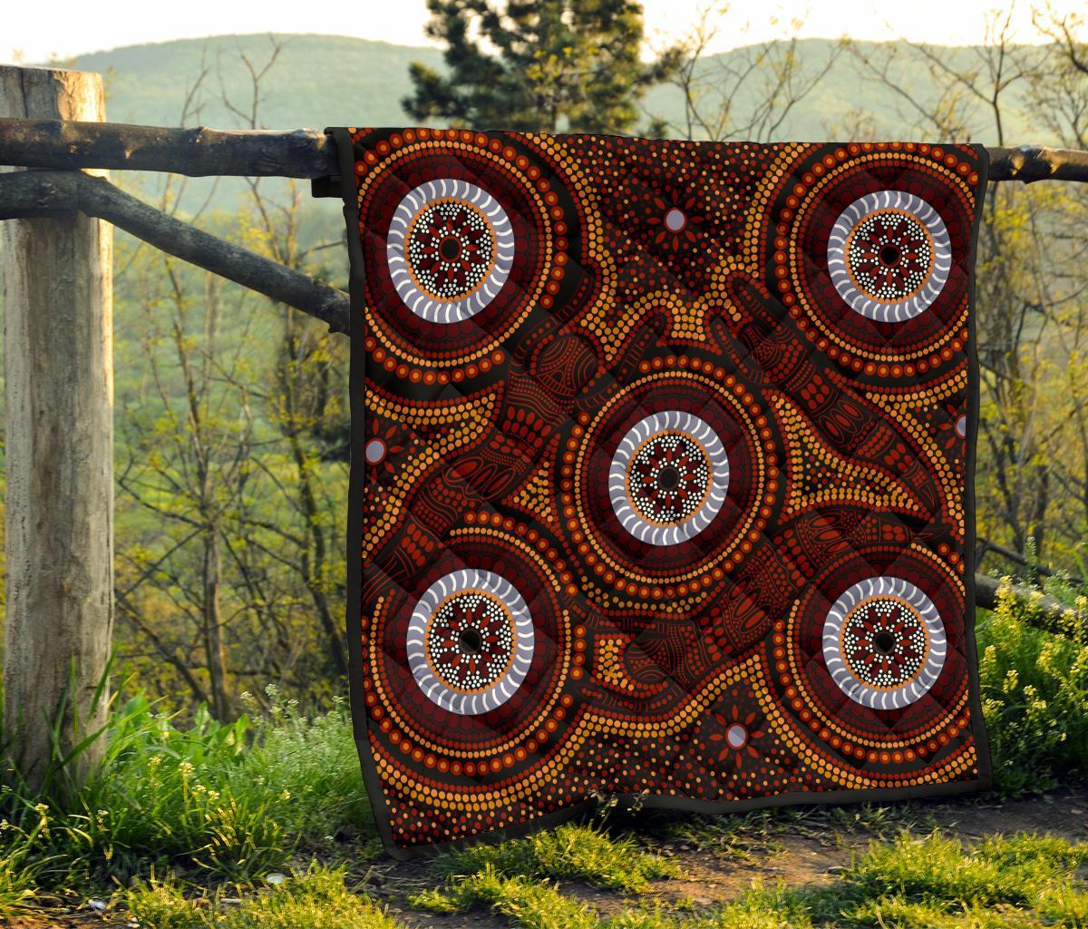 aboriginal-premium-quilt-aboriginal-human-dot-painting-art