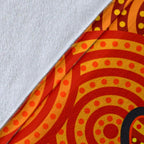 aboriginal-personalised-premium-blanket-aboriginal-boomerangs-and-dot-circle