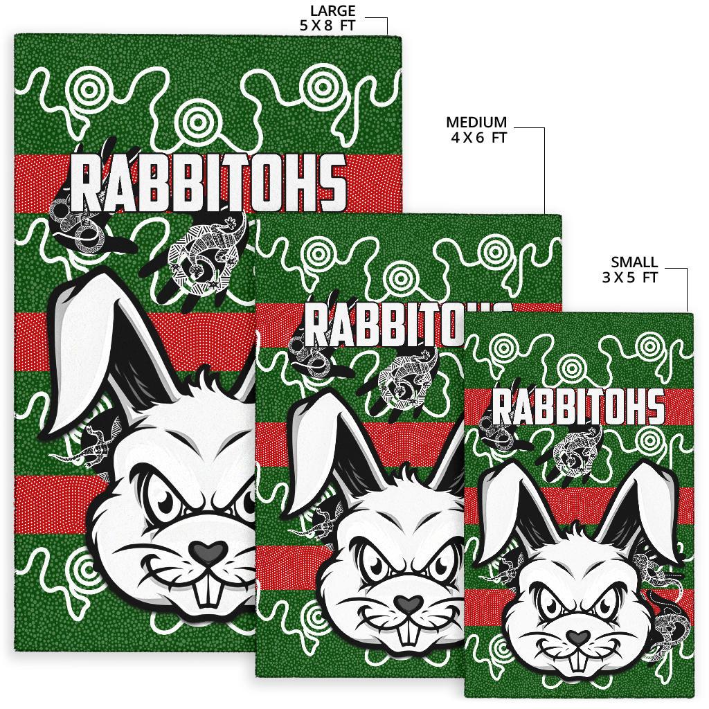 rabbitohs-indigenous-area-rug-rabbit-head