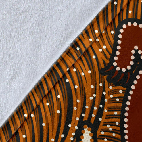 aboriginal-premium-blanket-indigenous-brown-lizard-and-white-snake