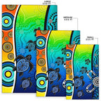 aboriginal-area-rug-indigenous-turtle-dot-painting-art
