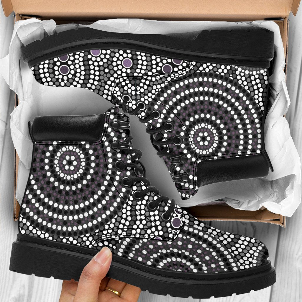 aboriginal-boots-circle-dot-painting-all-season-ver04