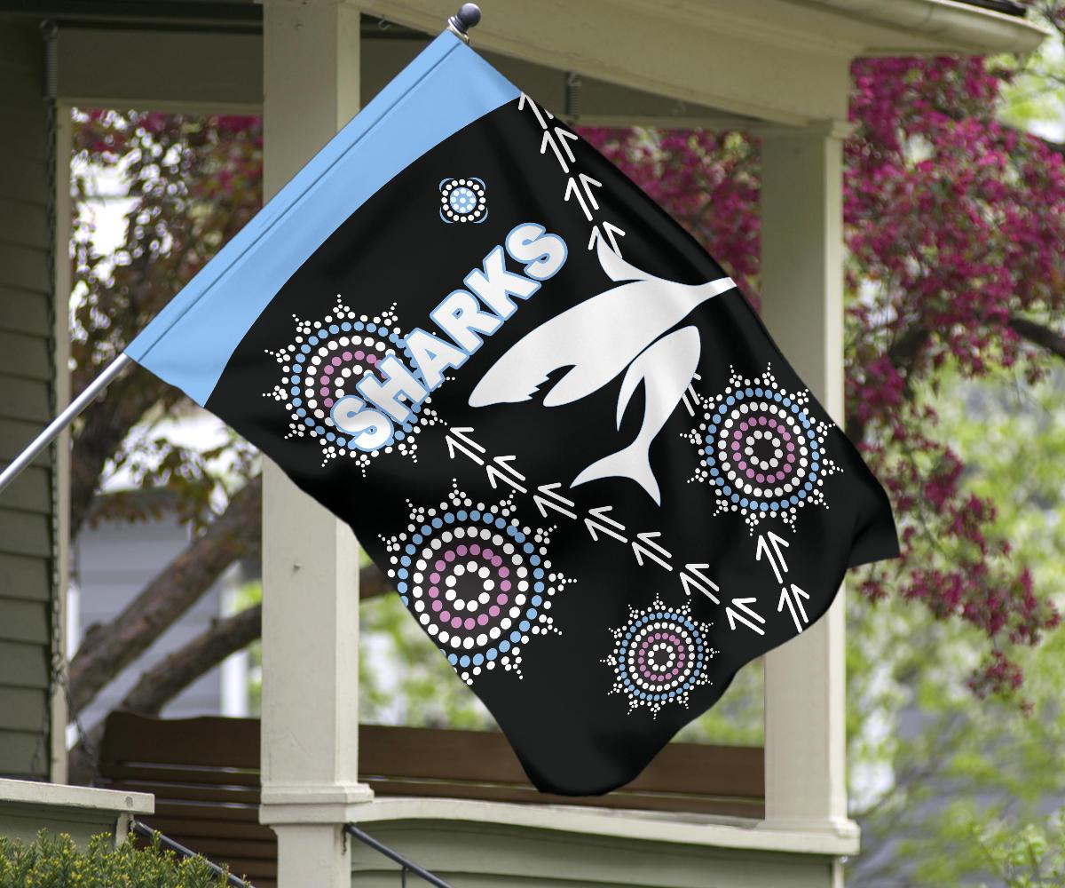 cronulla-flag-sharks-simple-indigenous-black