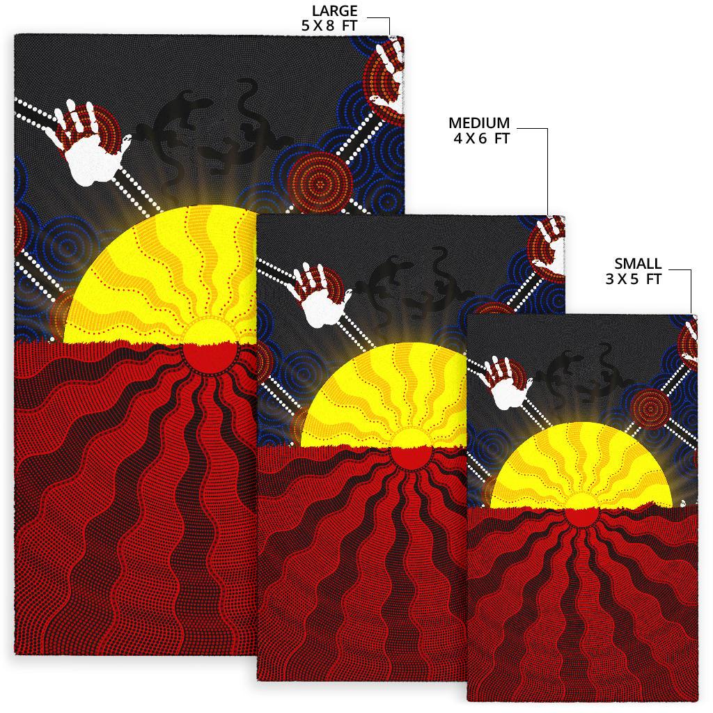 aboriginal-area-rug-aboriginal-lives-matter-flag-sun-dot-painting