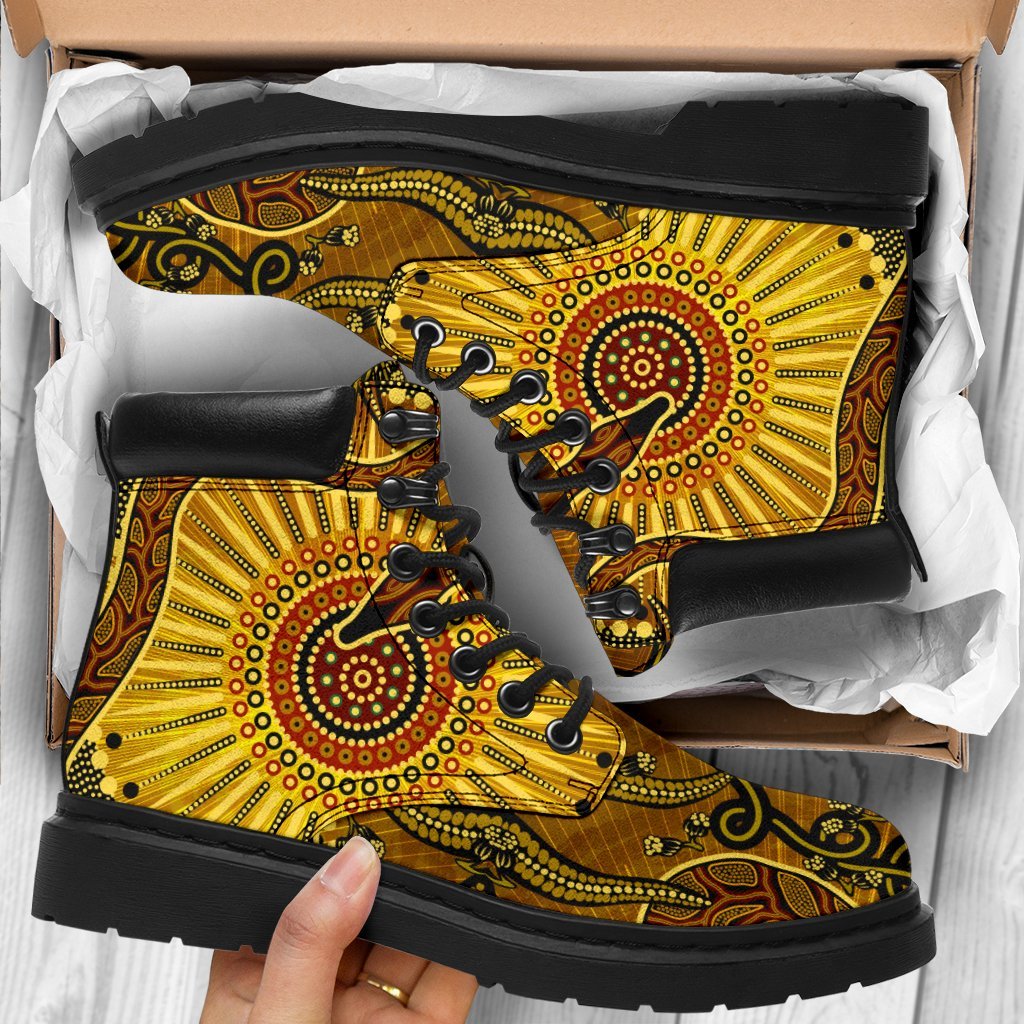 all-season-boots-australian-aboriginal-snake-rainbow-serpent