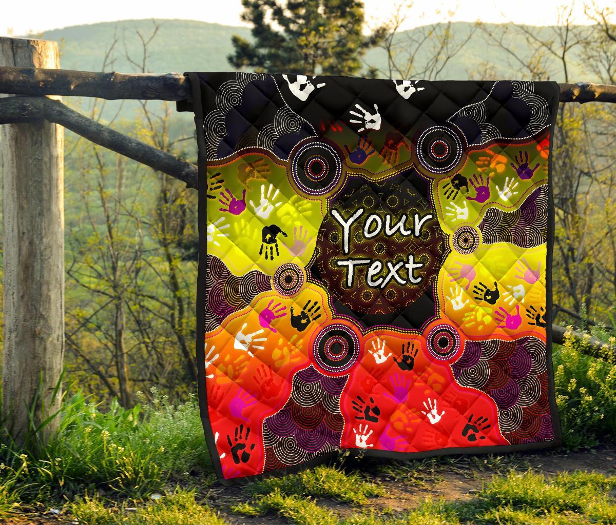 custom-aboriginal-premium-quilt-indigenous-circle-dot-painting-hand-art