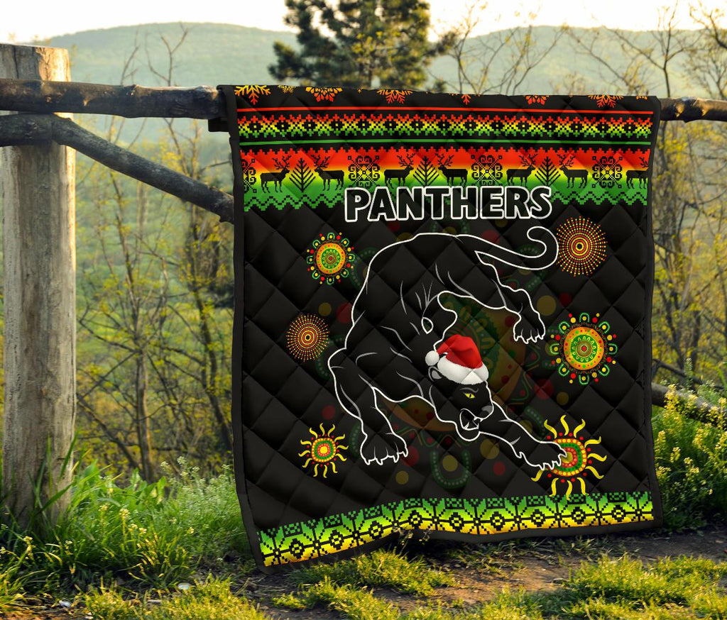 penrith-panthers-christmas-premium-quilt-indigenous