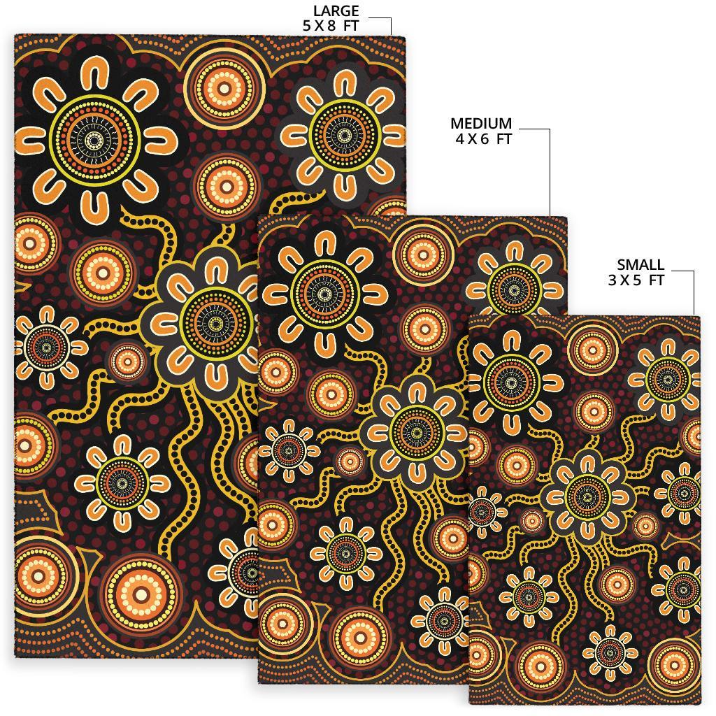 area-rug-aboriginal-flower-dot-painting