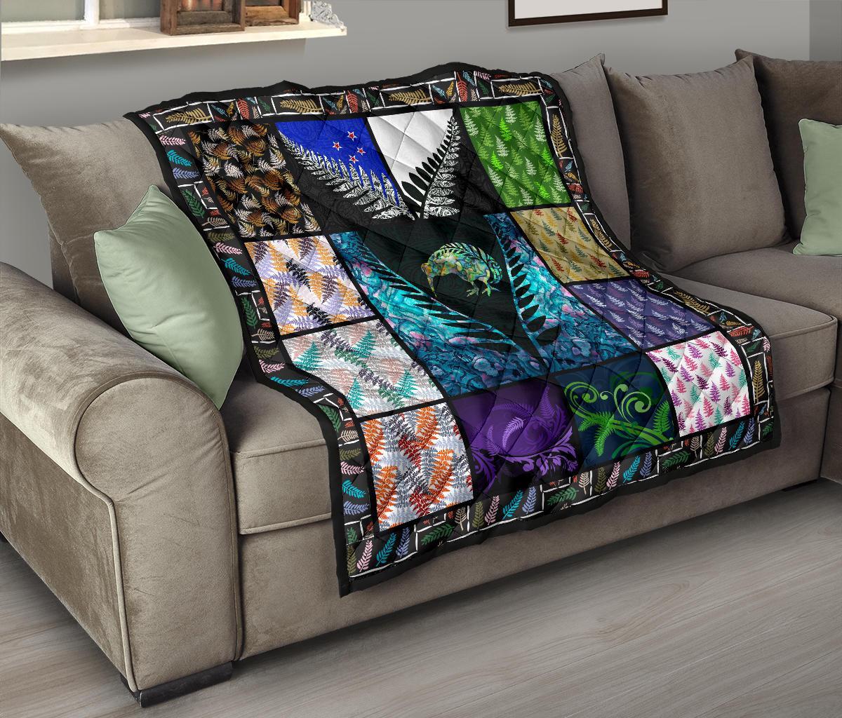 new-zealand-silver-fern-quilt-colorful