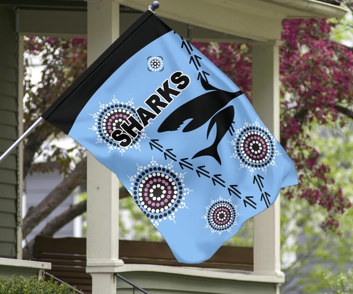 cronulla-flag-sharks-simple-indigenous-blue