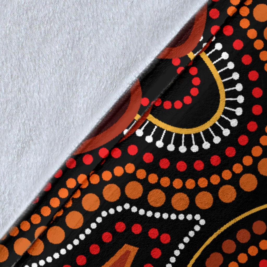 aboriginal-premium-blanket-aboriginal-dot-painting-flowers-style-ver02