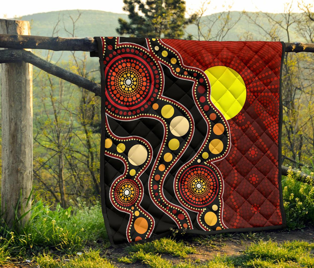 aboriginal-premium-quilt-australia-aboriginal-lives-matter-flag-circle-dot-painting-art-quilt
