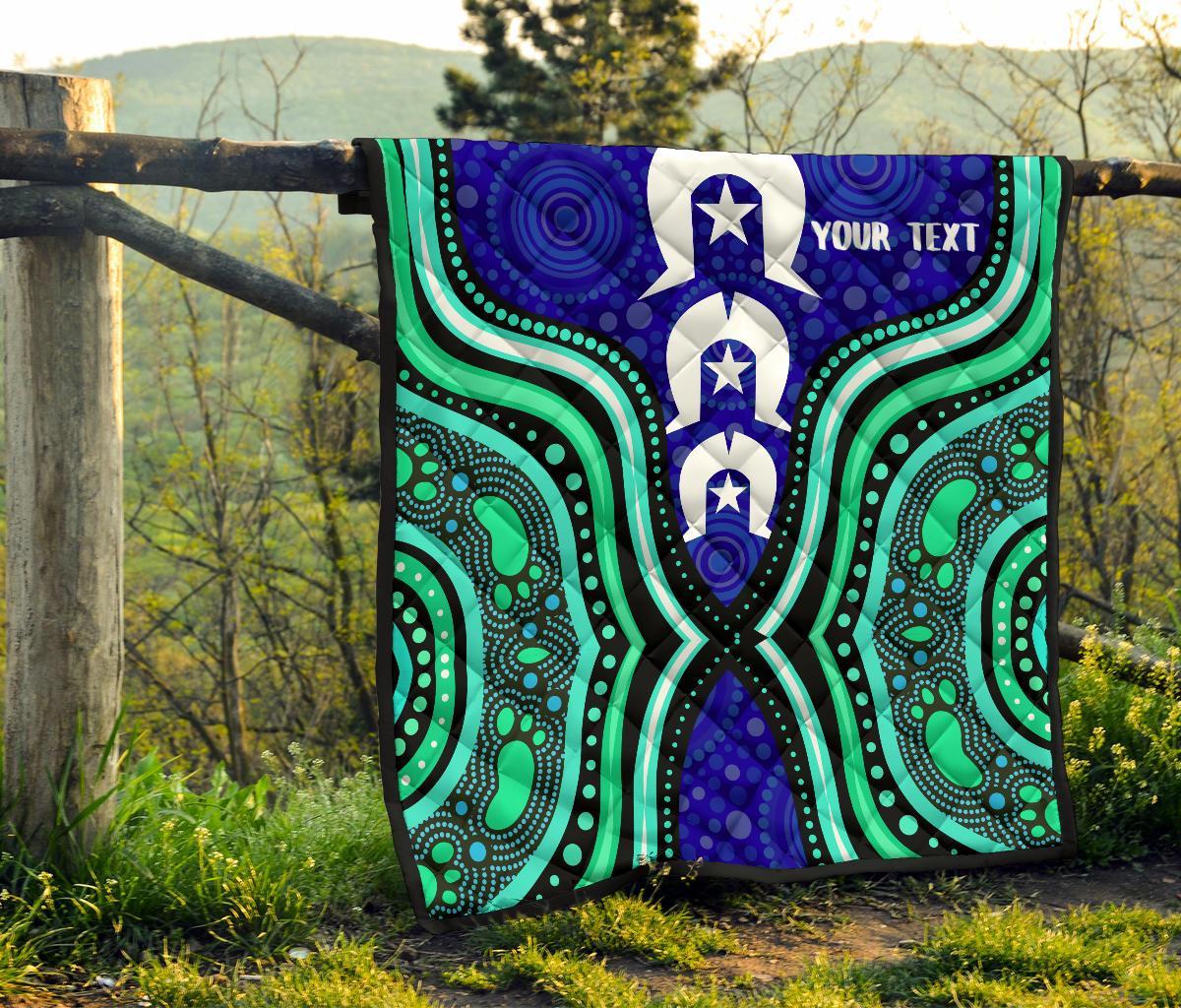 torres-strait-personalised-premium-quilt-torres-strait-symbol-and-aboriginal-patterns