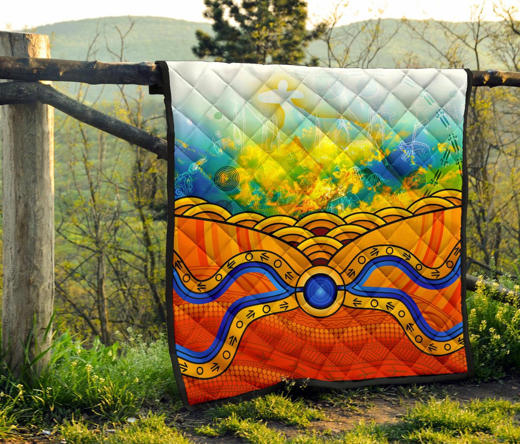 aboriginal-premium-quilt-australia-kangaroo-sky