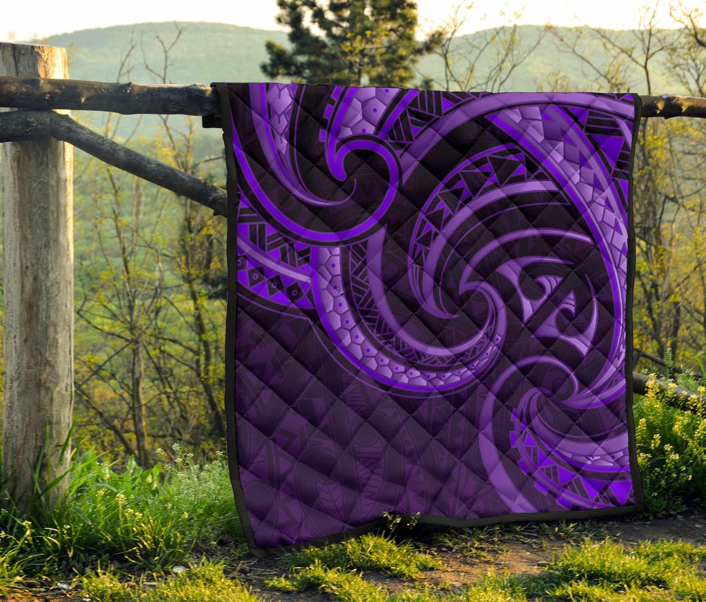 new-zealand-maori-mangopare-premium-quilt-polynesian-purple