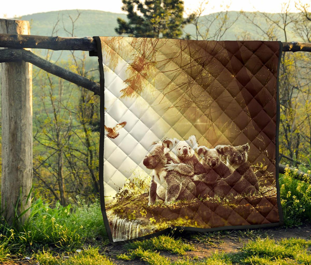 premium-quilts-koala-family-landscape-art