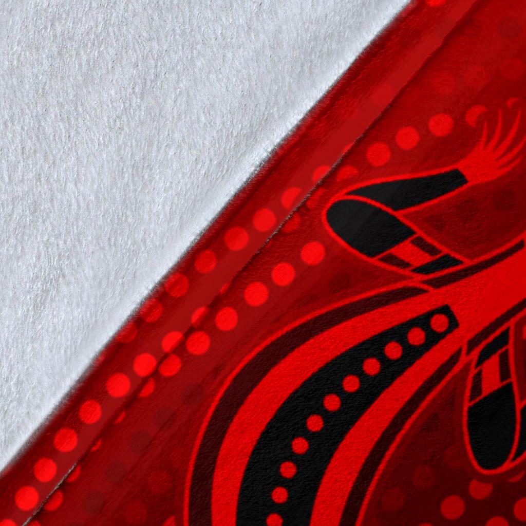 aboriginal-premium-blanket-aboriginal-flag-lizard-dot-painting-style