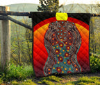 premium-quilt-aboriginal-sublimation-dot-pattern-style-red