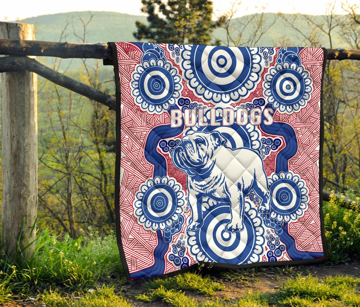 western-premium-quilt-bulldogs-simple-indigenous