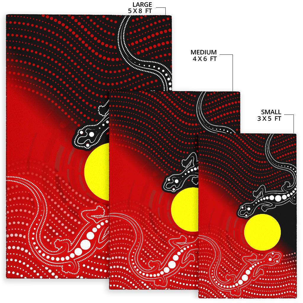aboriginal-area-rug-two-indigenous-lizard
