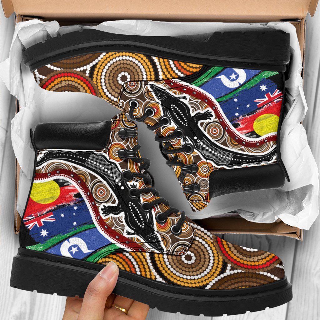 all-season-boots-australian-aboriginal-crocodile-with-naidoc-flags