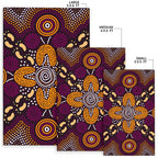 aboriginal-area-rug-flowers-dot-panting-art