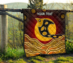 personalised-premium-quilt-aboriginal-dot-patterns-fish
