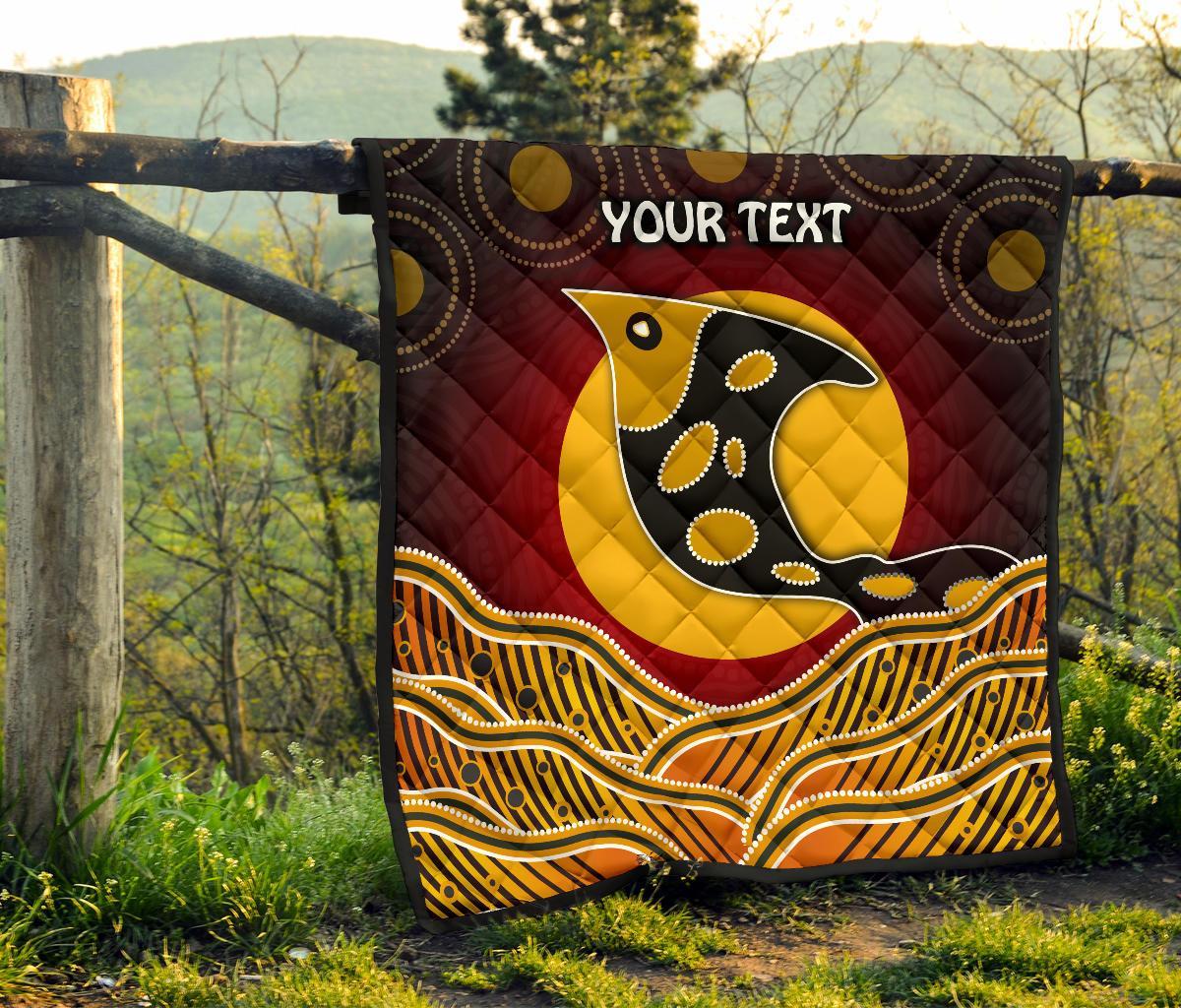 personalised-premium-quilt-aboriginal-dot-patterns-fish