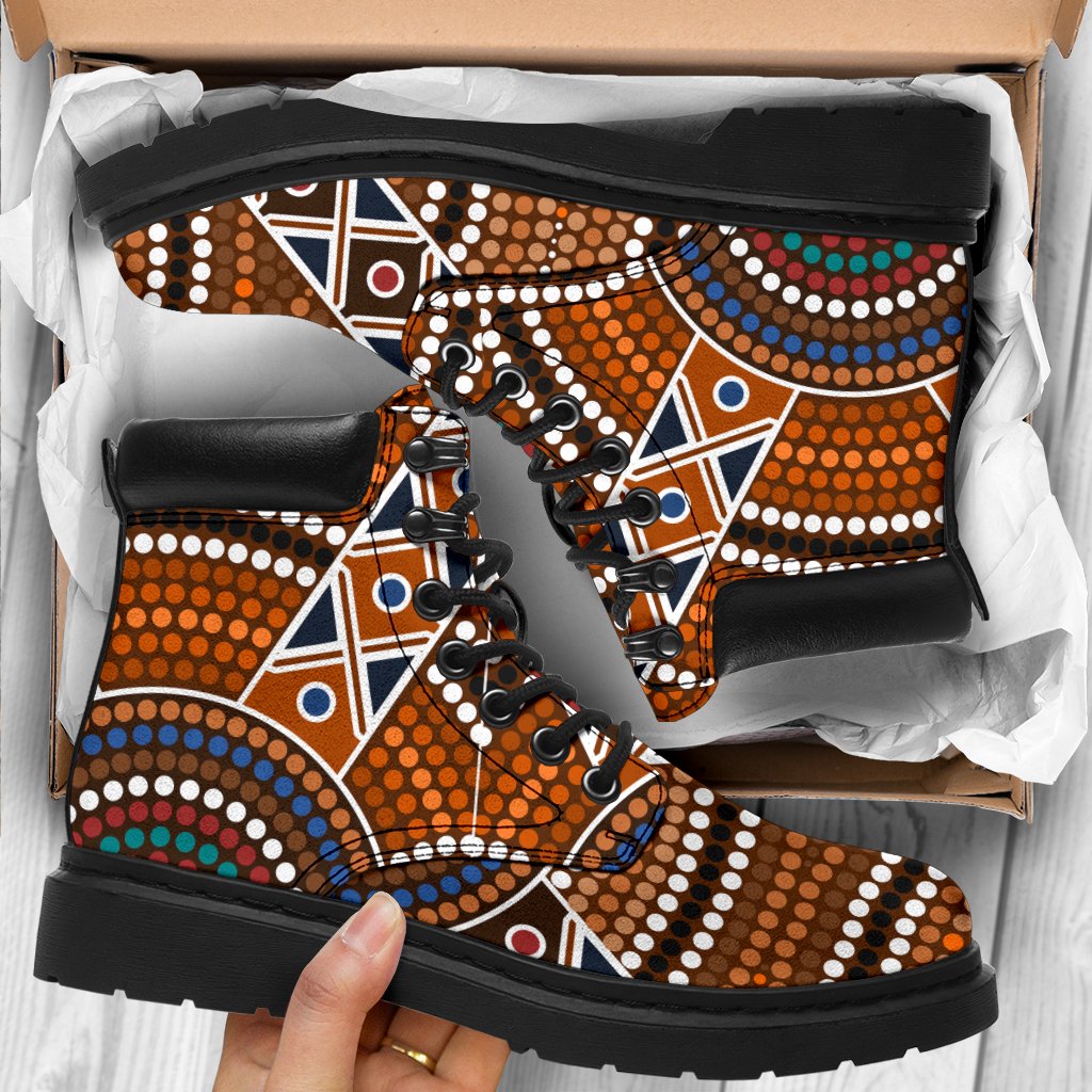 aboriginal-boots-circle-dot-painting-all-season-ver01