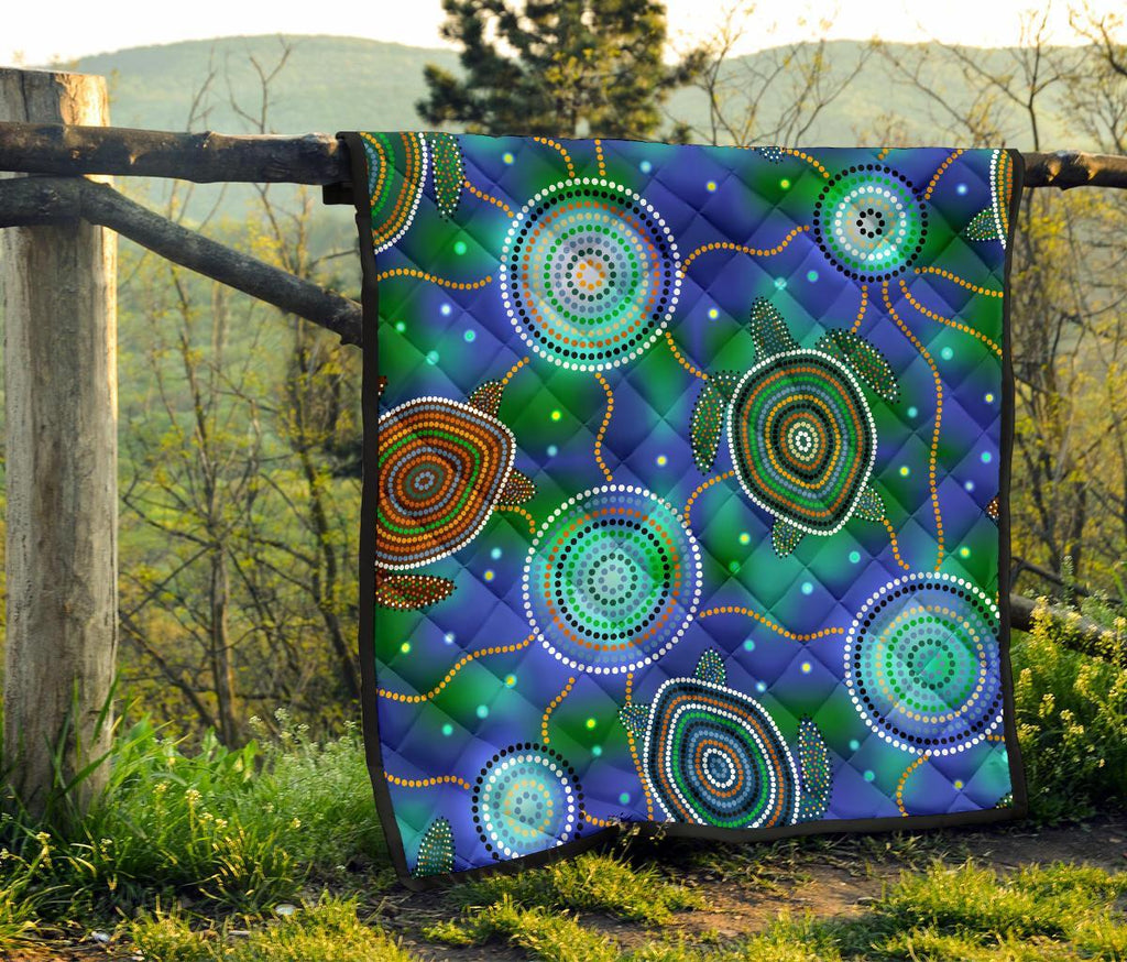 aboriginal-premium-quilt-indigenous-turtle-dreaming