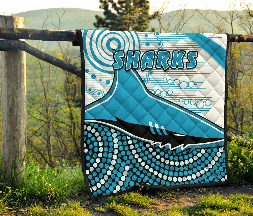 sharks-premium-quilt-cronulla-indigenous-unique