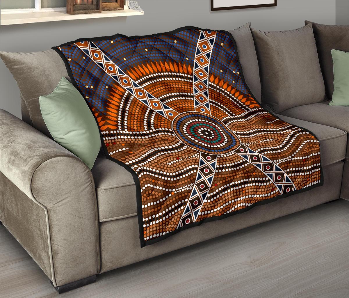 premium-quilts-aboriginal-dot-painting-quilts-ver01