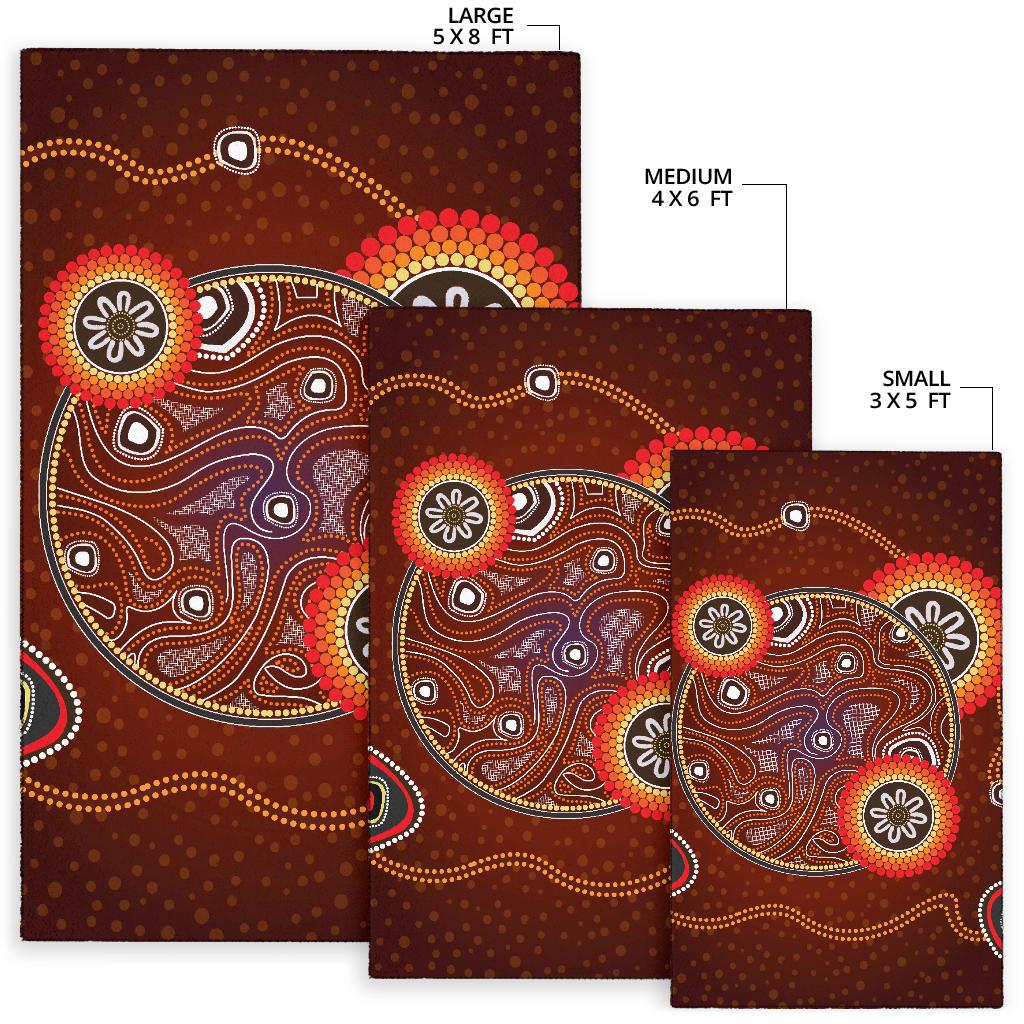 area-rug-aboriginal-dot-painting-rug-earth-ver11