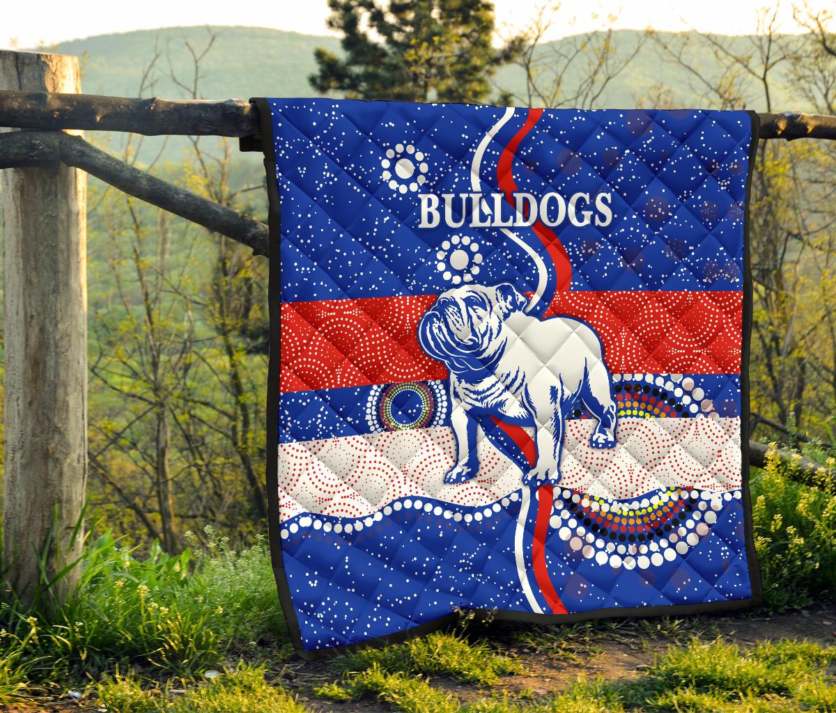 western-premium-quilt-bulldogs-unique-indigenous