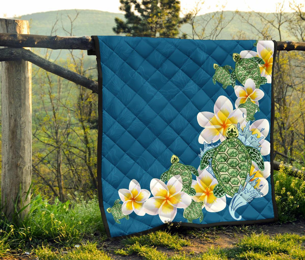 plumeria-sea-turtle-premium-quilt