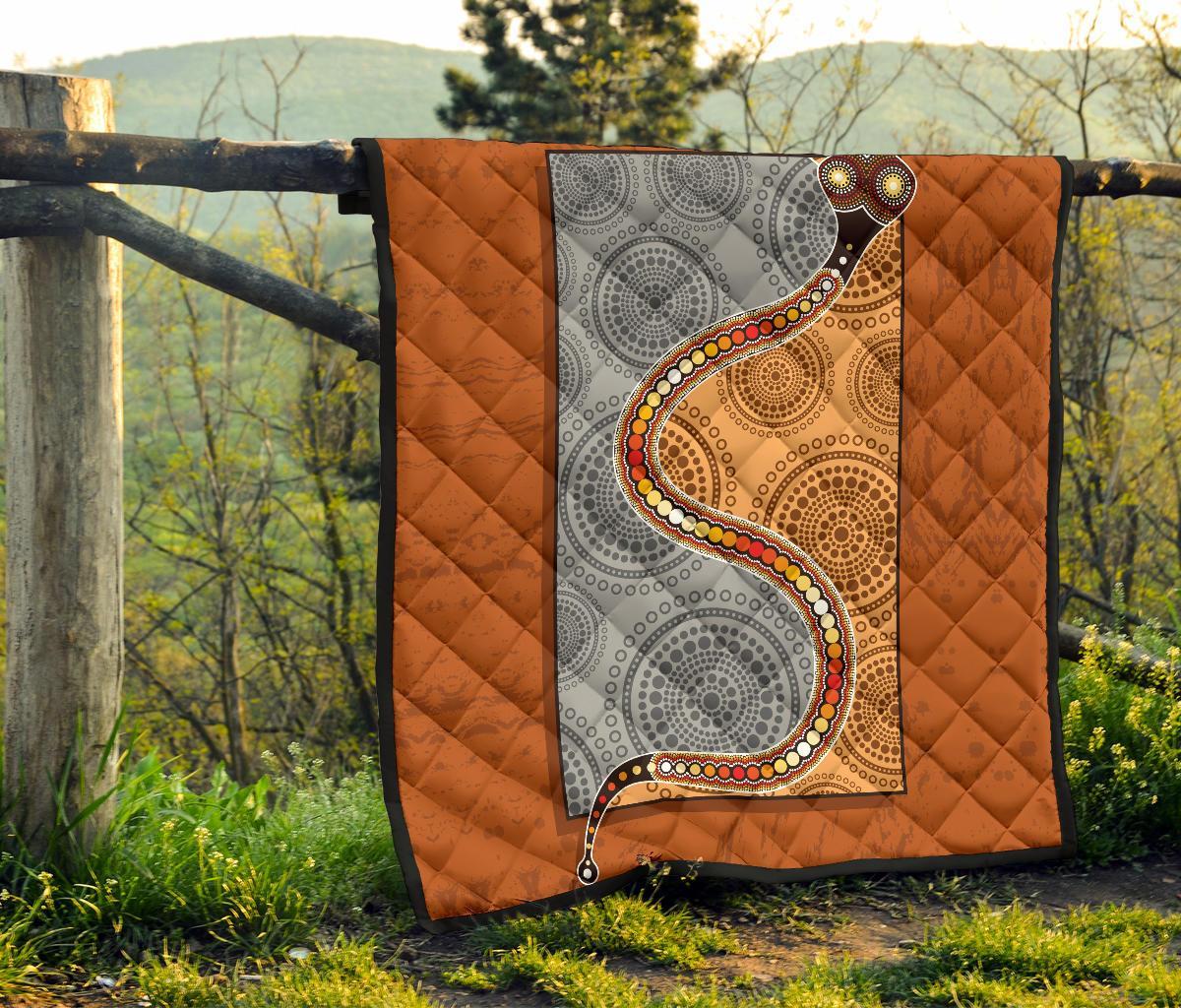 aboriginal-premium-quilt-indigenous-snake