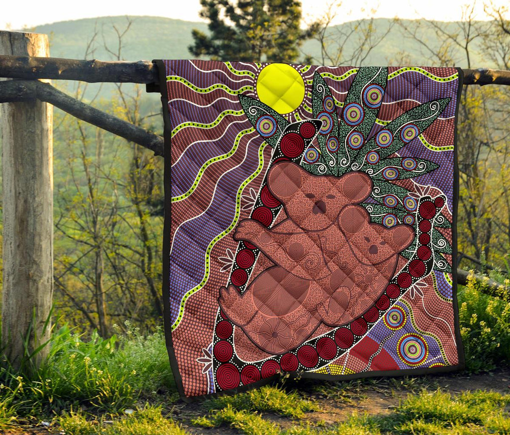 premium-quilts-koala-coverlets-aboriginal-pattern