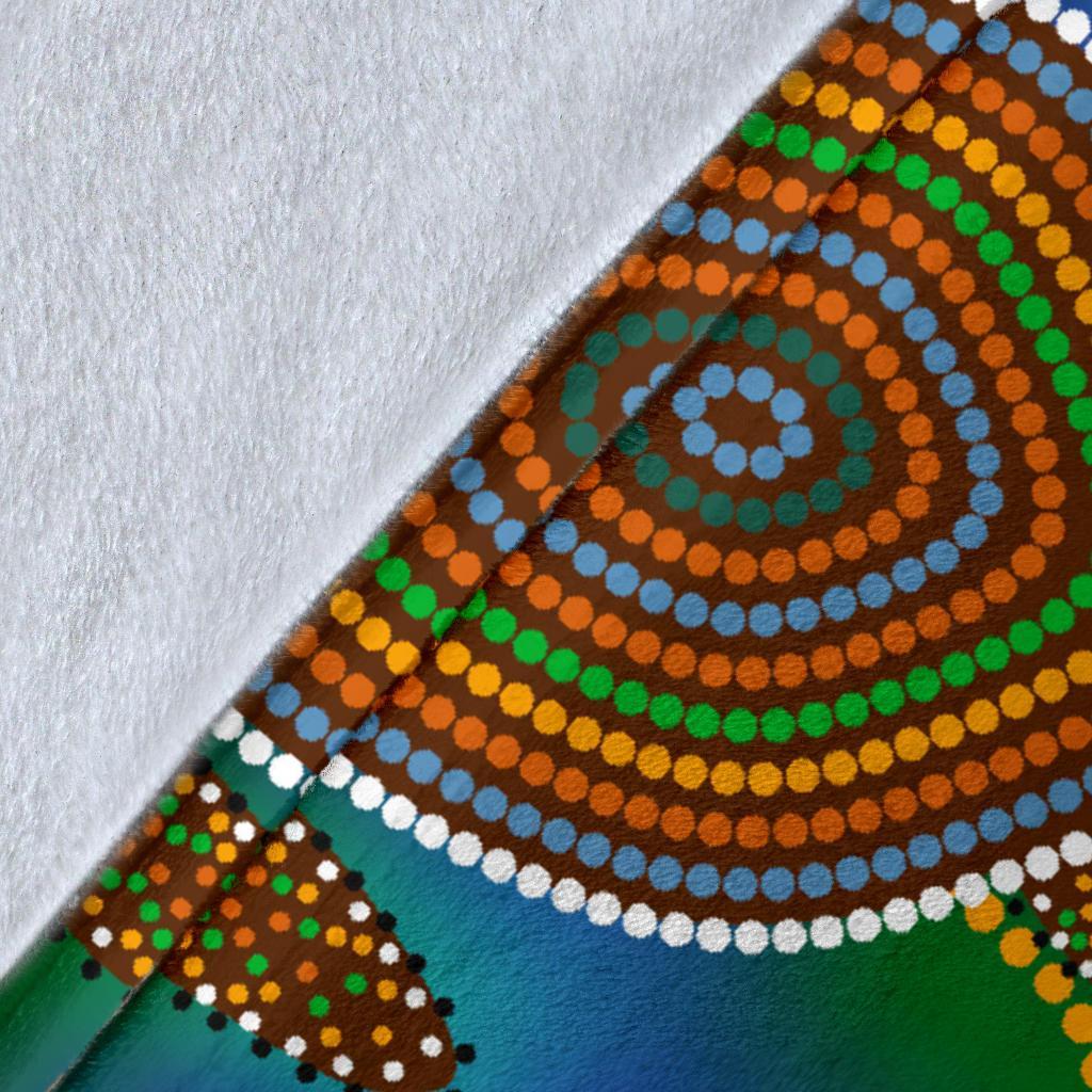 aboriginal-premium-blanket-indigenous-turtle-dreaming