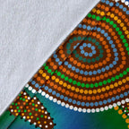 aboriginal-premium-blanket-indigenous-turtle-dreaming