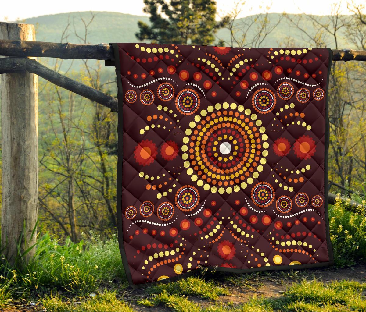 aboriginal-premium-quilt-indegenous-dot-painting-art