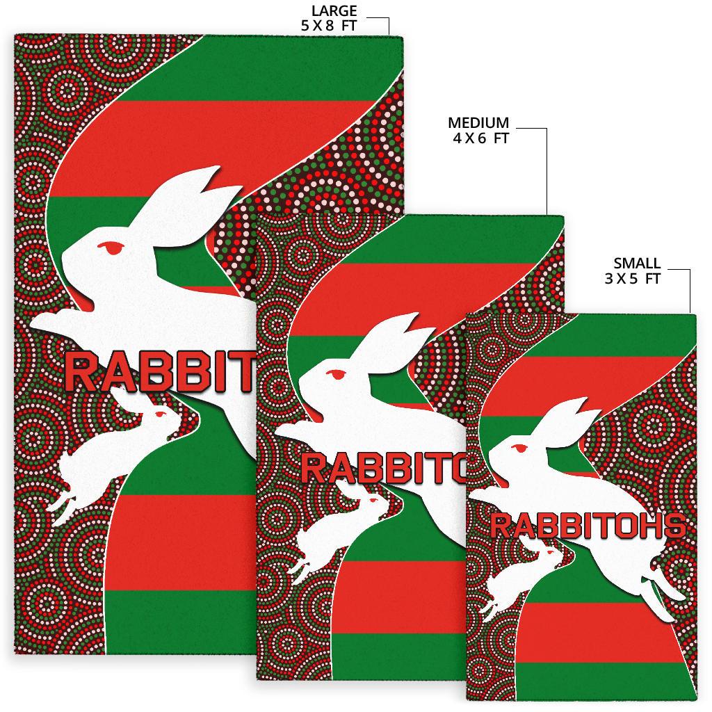 rabbitohs-area-rug