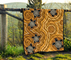 aboriginal-premium-quilt-indigenous-turtle-gold-version