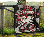 dragons-premium-quilt-st-george-indigenous-black