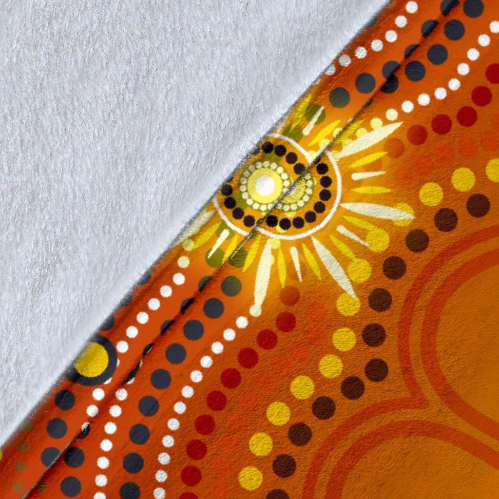 aboriginal-premium-blanket-turtle-circle-dot-painting-art