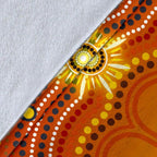 aboriginal-premium-blanket-turtle-circle-dot-painting-art