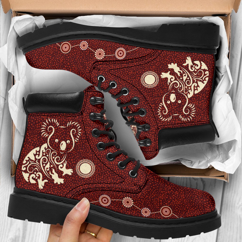 aboriginal-boots-koala-patterns-treasure-australia-coat-of-arms-all-season-1