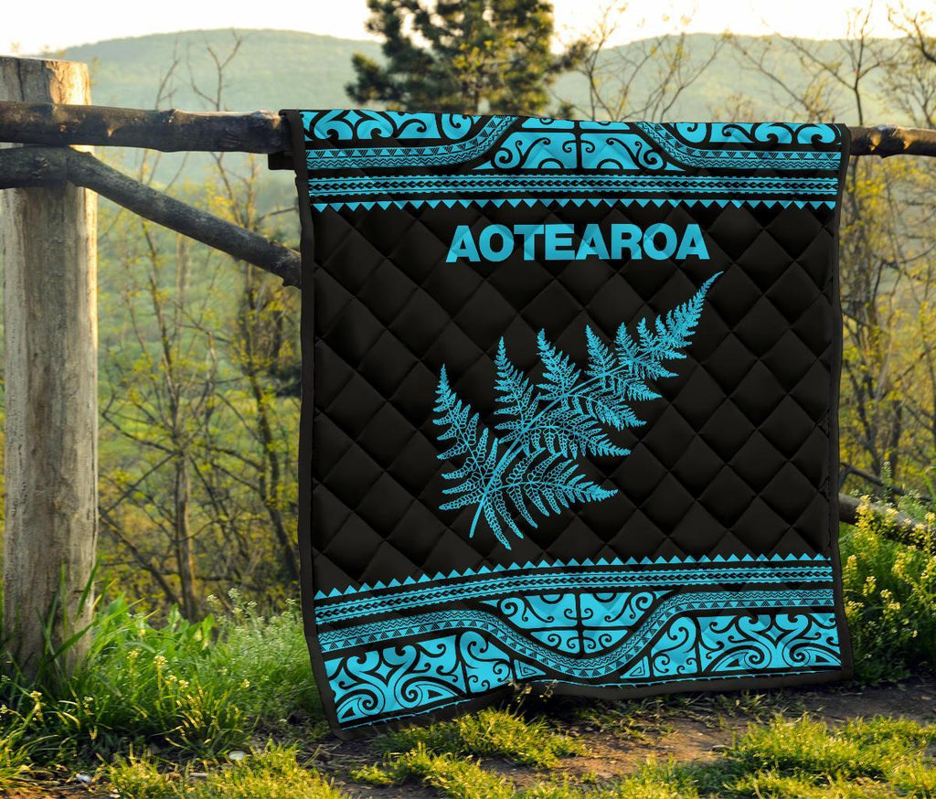 aotearoa-new-zealand-maori-premium-quilt-silver-fern-blue