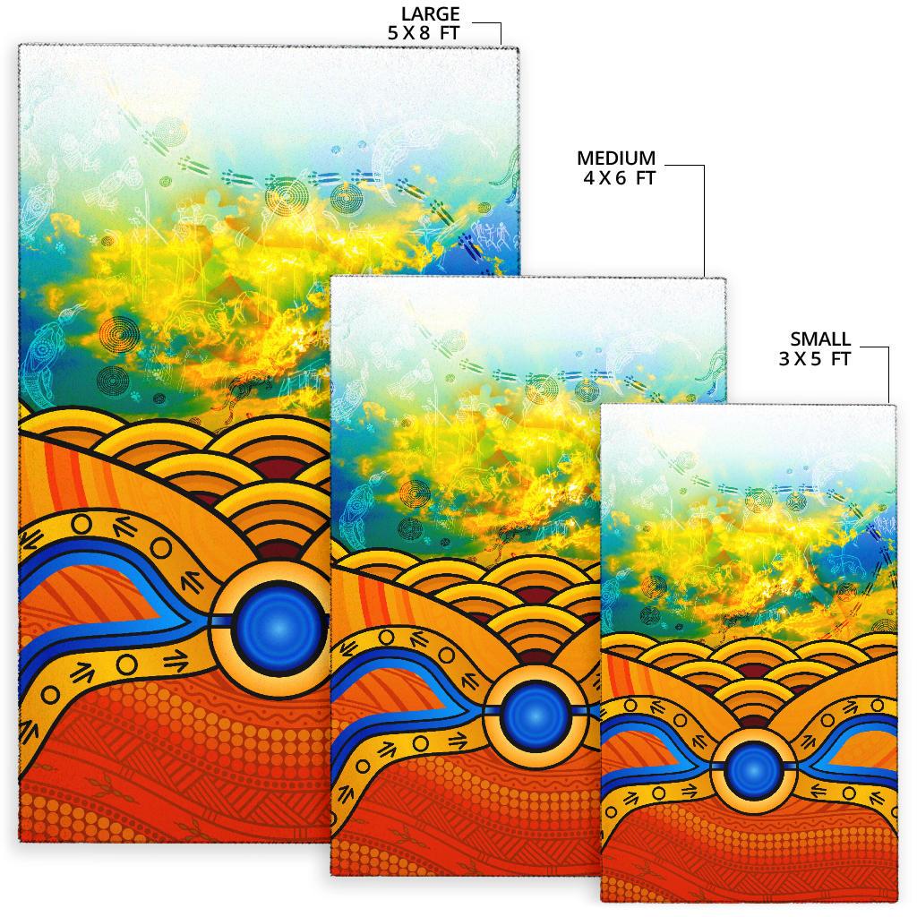 aboriginal-area-rug-australia-kangaroo-sky